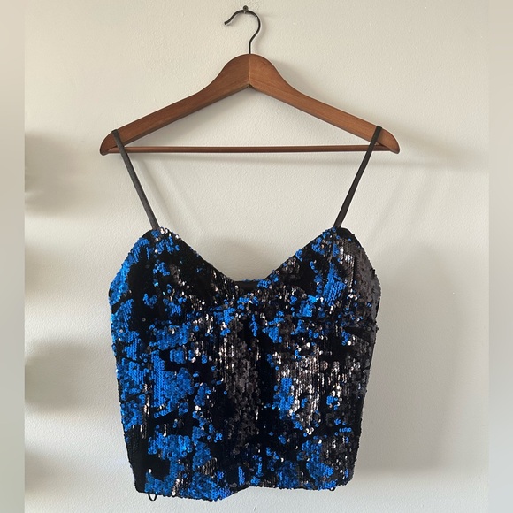 Zara | Velvet & Sequin Camisole - Picture 12 of 12